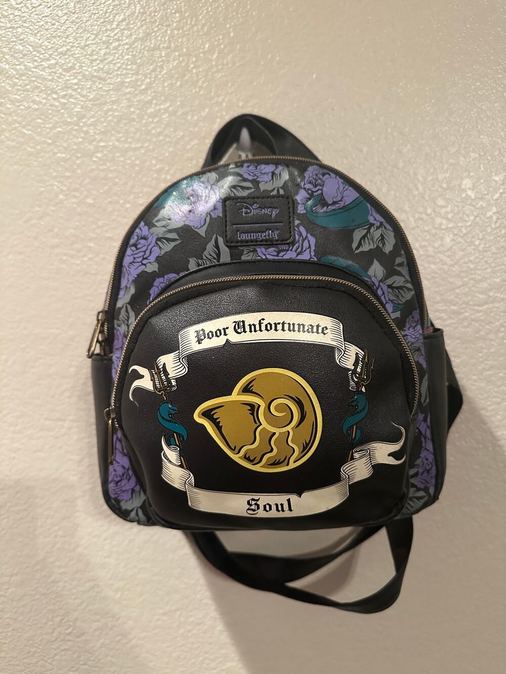 Loungefly Disney The Little Mermaid Ursula Floral Backpack Poor Unfortunate Soul